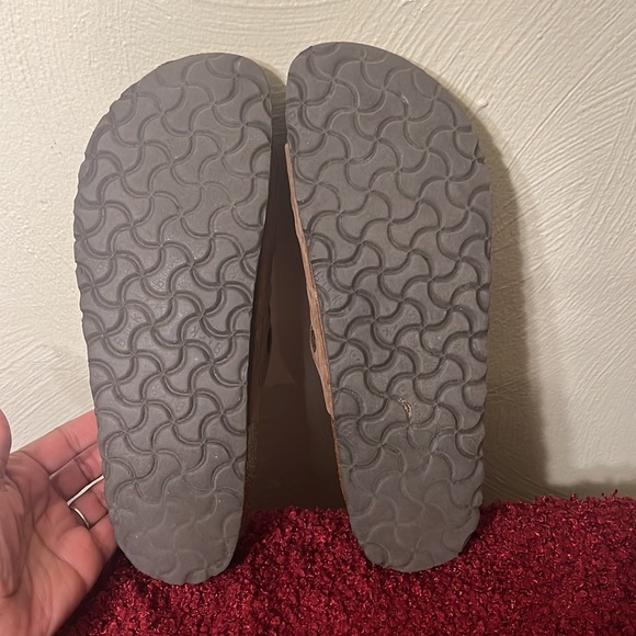 Birkenstock Granada Brown Oiled Leather 2 strap Sandals size 11 - Picture 10 of 17